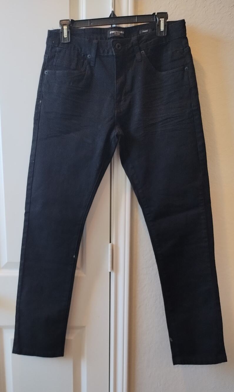 Kenneth Cole Men's slim fit black Jeans Size 30/30.